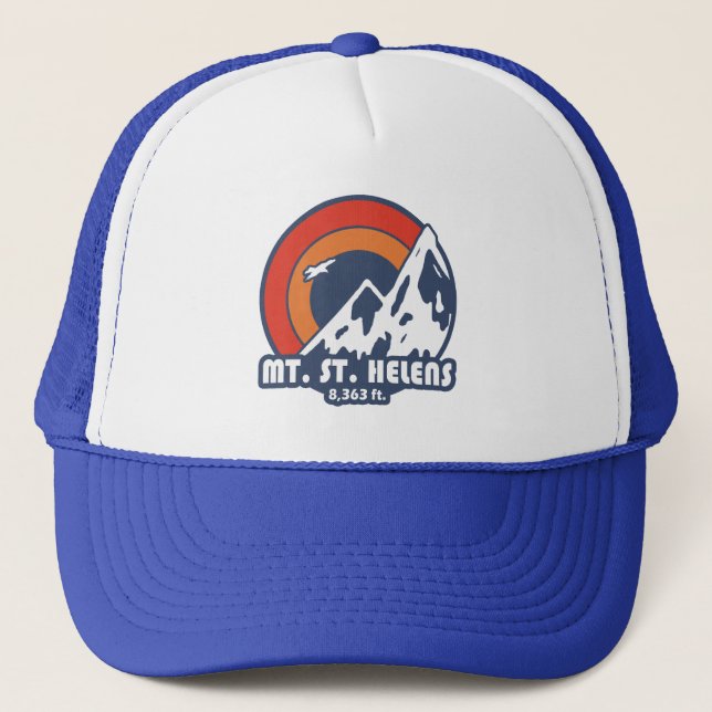 Gorra De Camionero Monte St. Helens Washington Sun Eagle (Anverso)