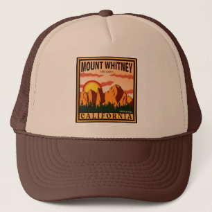 Gorra De Camionero Monte Whitney California Sierra Nevada Vintage