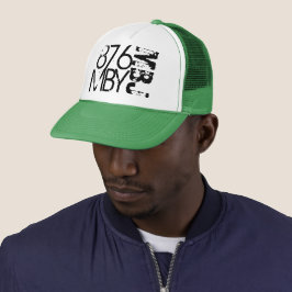 GORRA DE CAMIONERO MONTEGO BAY JAMAICA GREEN 876 MBJ