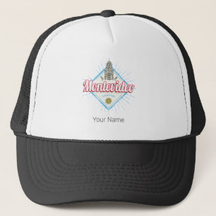 Gorra De Camionero Montevideo City Uruguay Palacio Salvo Souvenir