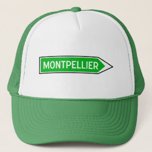 Gorra De Camionero Montpellier, señal de tráfico, Francia