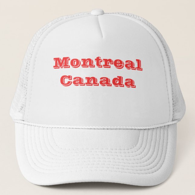 Gorra De Camionero Montreal Canadá (Anverso)