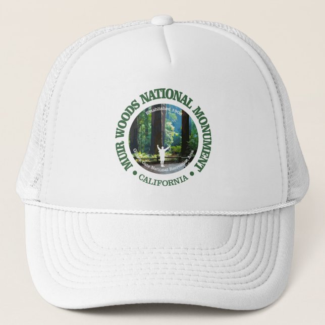 Gorra De Camionero Monumento nacional a Muir Woods (Anverso)