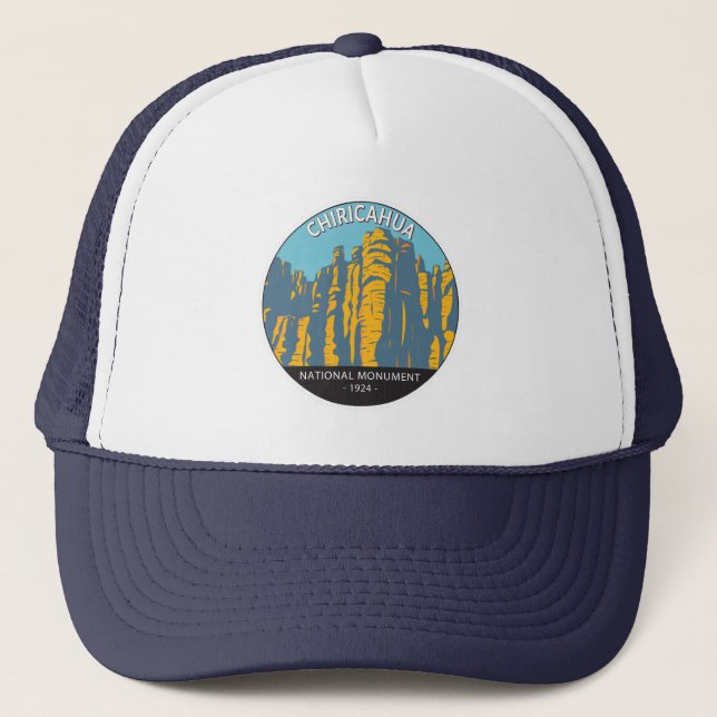 Gorra De Camionero Monumento Nacional Chiricahua Hoodoos Arizona (Anverso)