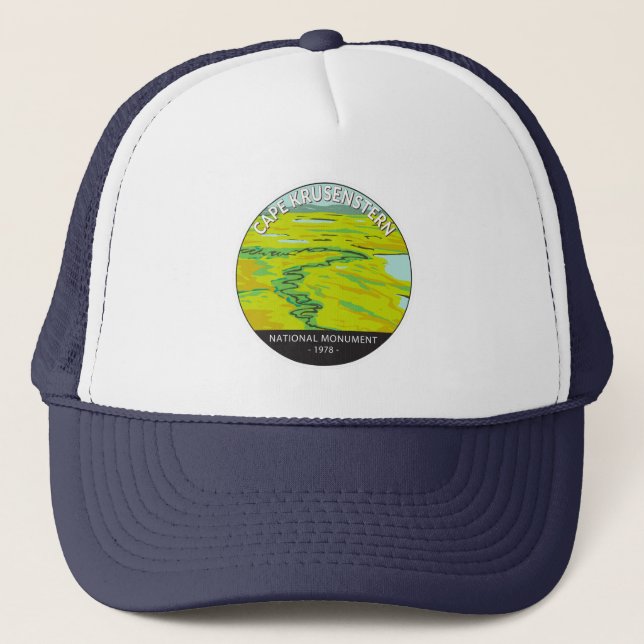 Gorra De Camionero Monumento Nacional de Cabo Krusenstern Río Tundra (Anverso)