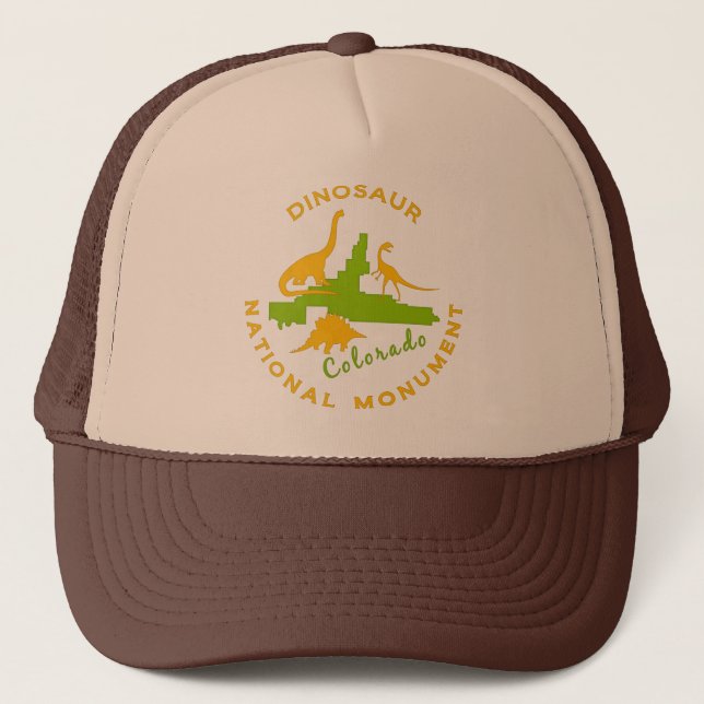 Gorra De Camionero Monumento nacional del dinosaurio, Colorado (Anverso)