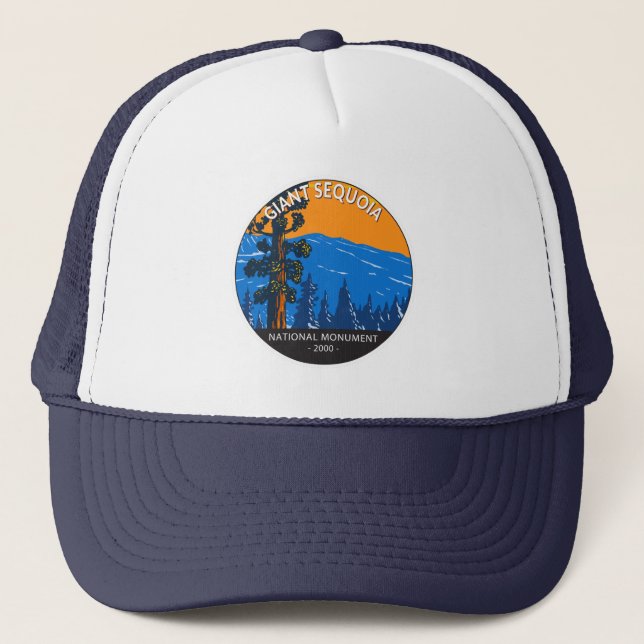 Gorra De Camionero Monumento Nacional Sequoia Gigante (Anverso)