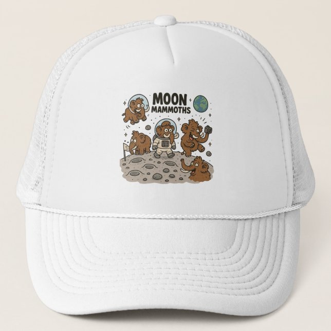 Gorra De Camionero MOON MAMMOTHS divertido (Anverso)