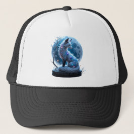 Gorra De Camionero Moonlit Crystal Fox – Guardian of Silent Dreams. 