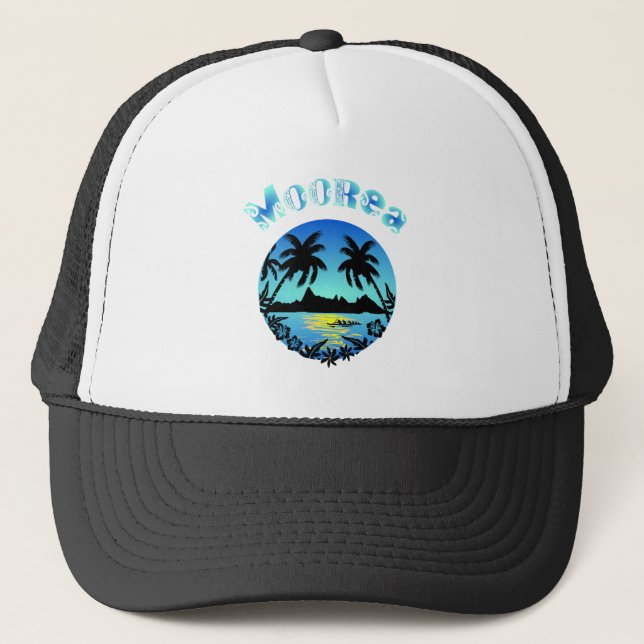 Gorra De Camionero MOOREA (Bleu) (Anverso)