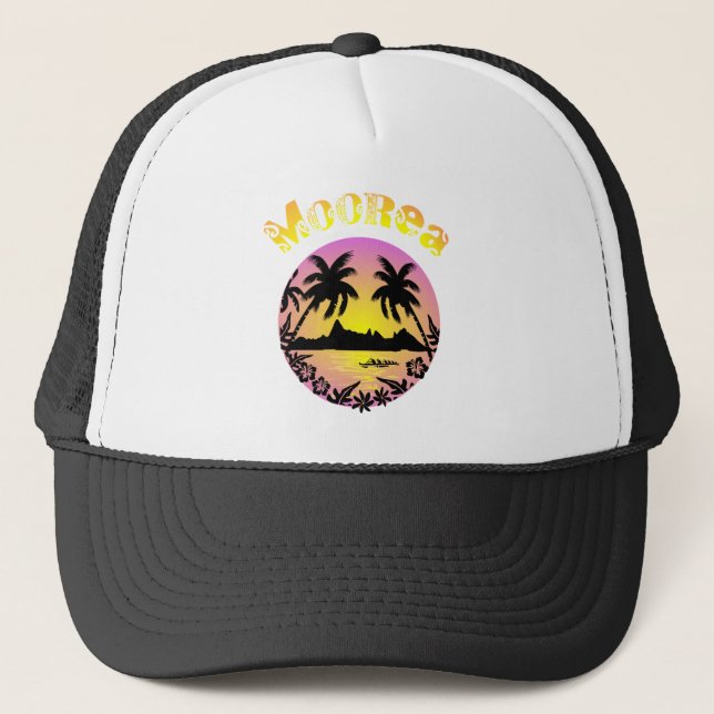 Gorra De Camionero MOOREA (purple) (Anverso)