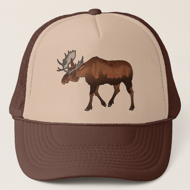 Gorra De Camionero Moose (Anverso)
