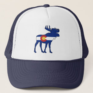 Gorra De Camionero Moose de Bandera Colorado