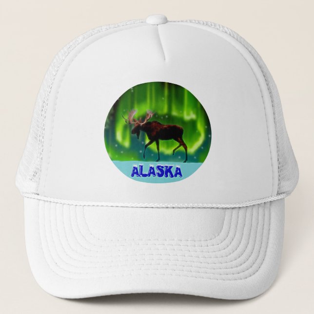 Gorra De Camionero Moose de las luces del norte (Anverso)