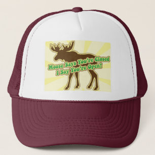 Gorra De Camionero Moose Dice Que Estás Cerrado!