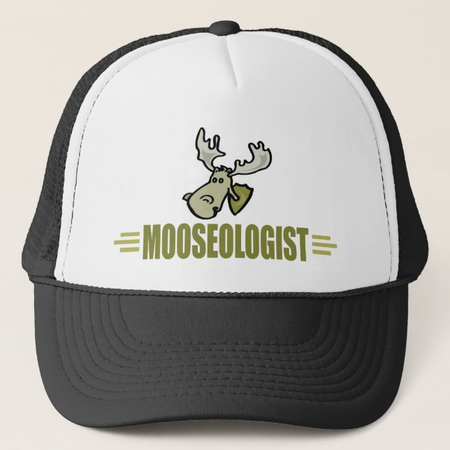 Gorra De Camionero Moose gracioso (Anverso)