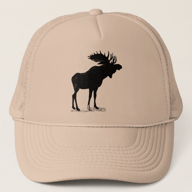 Gorra De Camionero Moose Silhouette (Anverso)