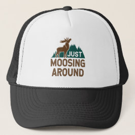 Gorra De Camionero Moose solo se está mudando