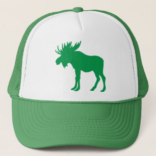 Gorra De Camionero Moose verde