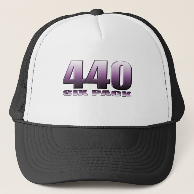 Gorra De Camionero mopar púrpura loco del ciruelo (Anverso)