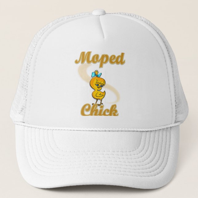 Gorra De Camionero Moped Chick (Anverso)