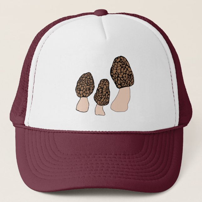 Gorra De Camionero Morels Mushrooms Fun Fungi PERSONALIZAR IT (Anverso)