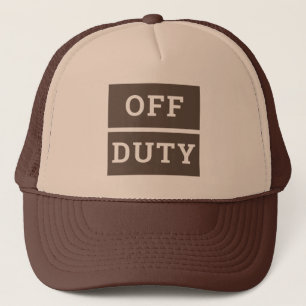 Gorra De Camionero Moreno FUERA DE SERVICIO