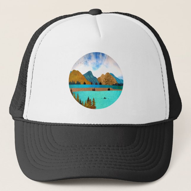 Gorra De Camionero Morning Lake Rower (Anverso)