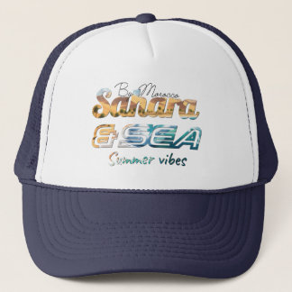 Gorra De Camionero Morocco Sahara & Sea Summer Vibes Design
