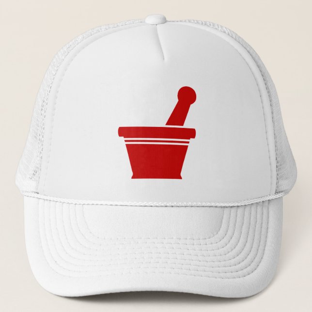 Gorra De Camionero Mortero y Pestle (Anverso)