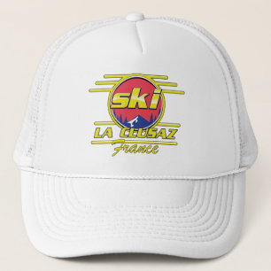 Gorra De Camionero Morzine Francia Esquí 80s logo