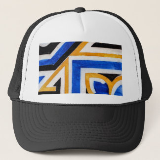 Gorra De Camionero mosaico de azulejo vintage tradicional Portugal