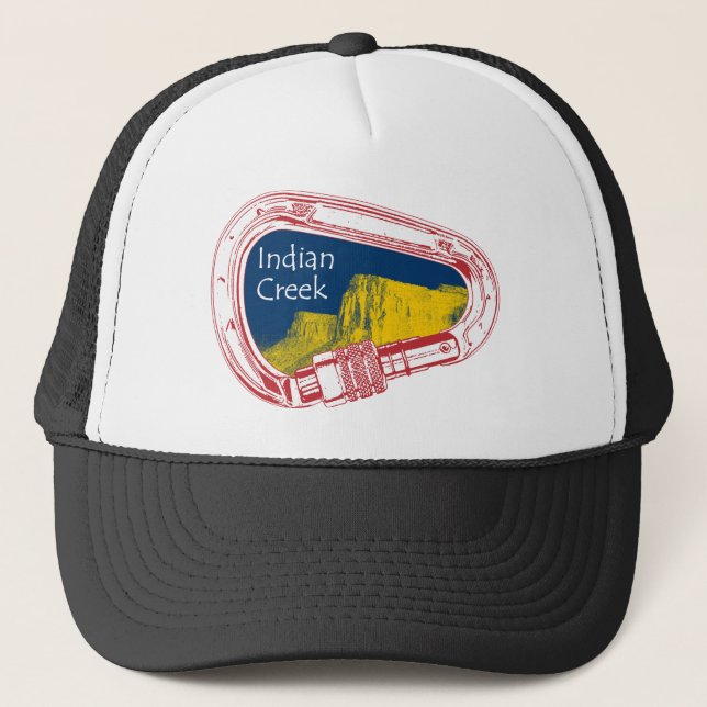 Gorra De Camionero Mosquetón que sube de la cala india (Anverso)