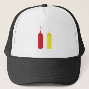 Gorra De Camionero Mostaza de la salsa de tomate