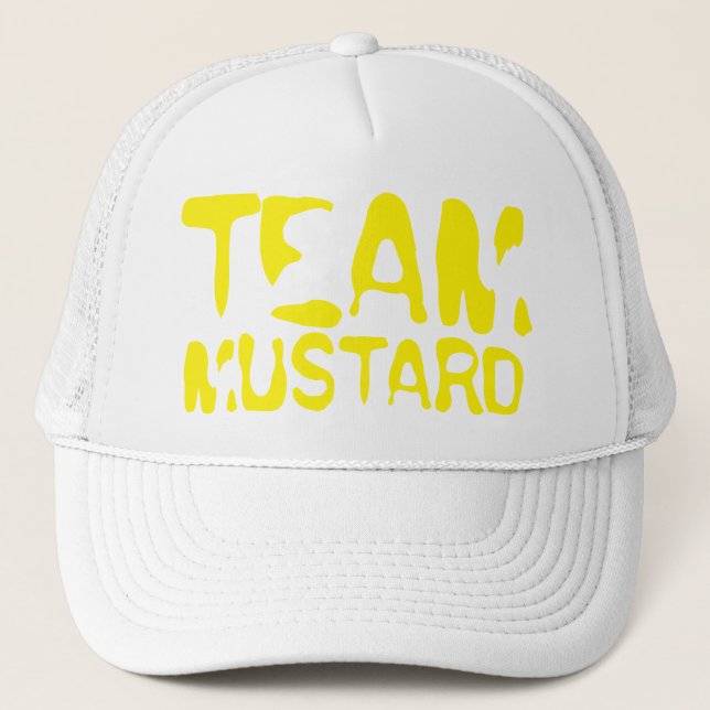 Gorra De Camionero Mostaza del equipo (Anverso)