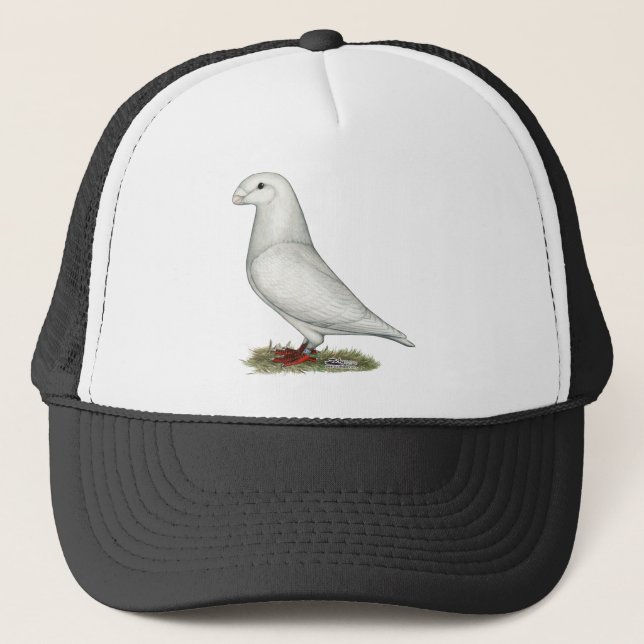 Gorra De Camionero Mostrar blanco de Racer (Anverso)