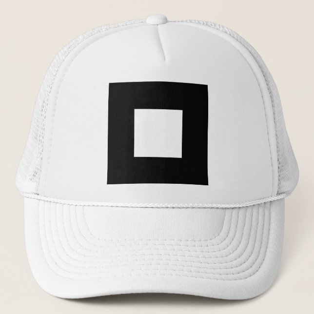 Gorra De Camionero Motif cuadrado (Anverso)