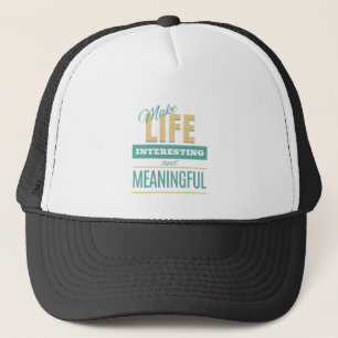 Gorra De Camionero Motivación de citas significativas para hacer la v