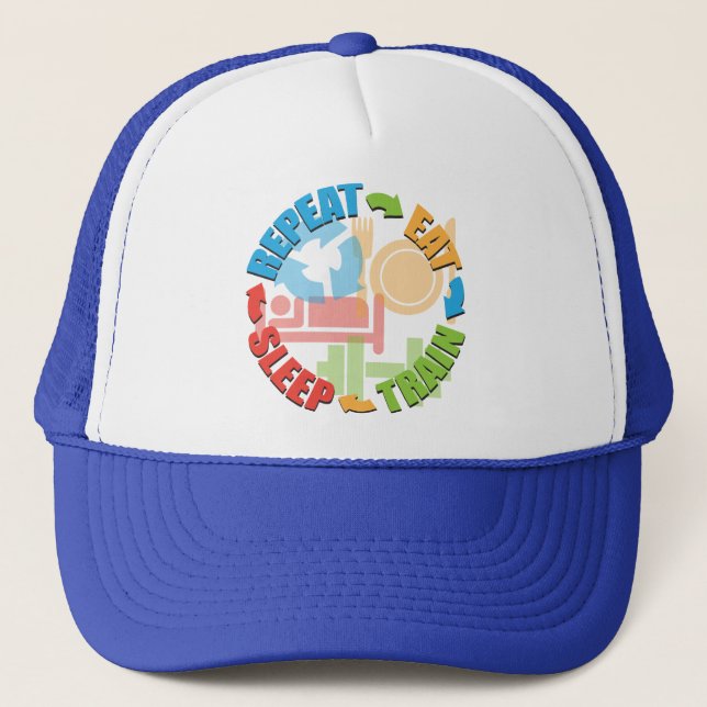 Gorra De Camionero Motivación de gimnasio (Anverso)