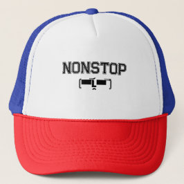 Gorra De Camionero Motivación del Gimnasio NONSTOP Camiseta de Hoodie