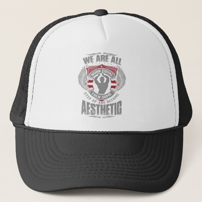 Gorra De Camionero Motivación física - Estética - Intensificación - Z (Anverso)