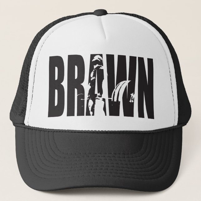 Gorra De Camionero Motivación "Levantamiento de peso" - BRAWN (Anverso)
