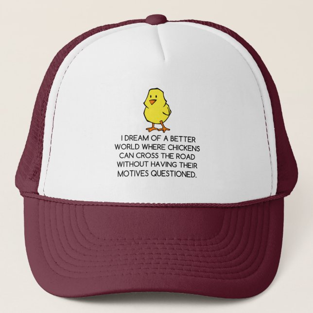 GORRA DE CAMIONERO MOTIVOS DE CHICKEN (Anverso)