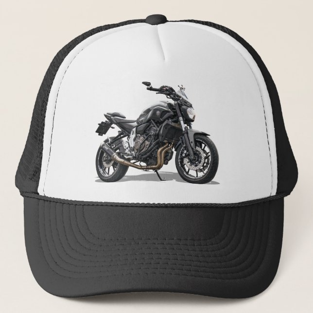 Gorra De Camionero Moto - La bicicleta calva (Anverso)