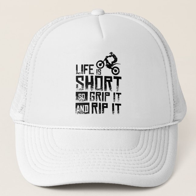 Gorra De Camionero Moto Trial Bicicleta (Anverso)