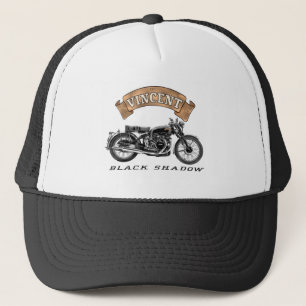 Gorra De Camionero Moto Vincent Black Shadow