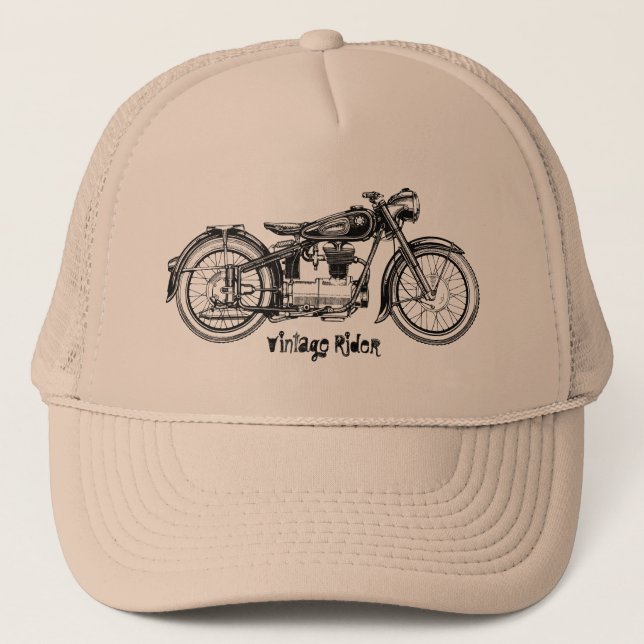 Gorra De Camionero Motocicleta (Anverso)
