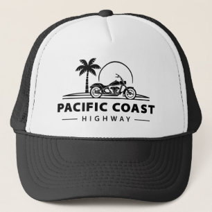 Gorra De Camionero Motocicleta de la costa del Pacífico