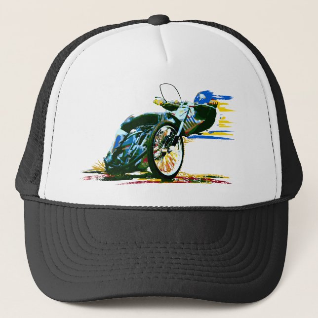 Gorra De Camionero Motocicleta impresionante rápida del carretera (Anverso)