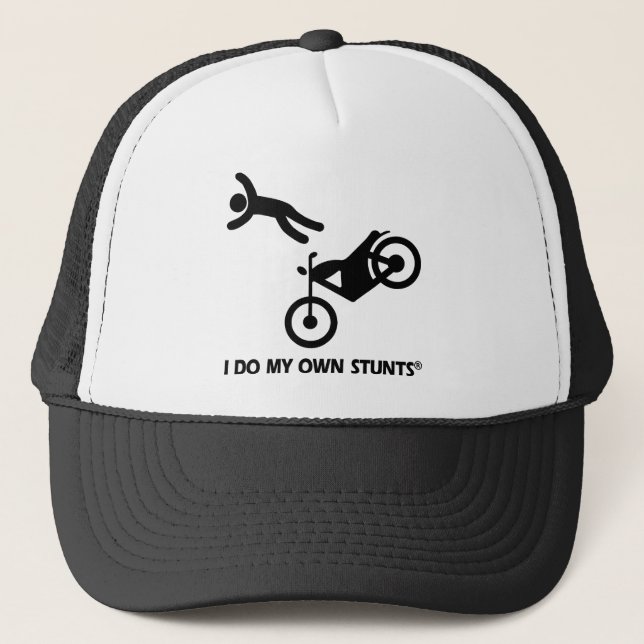 Gorra De Camionero Motocicleta mis propios trucos (Anverso)